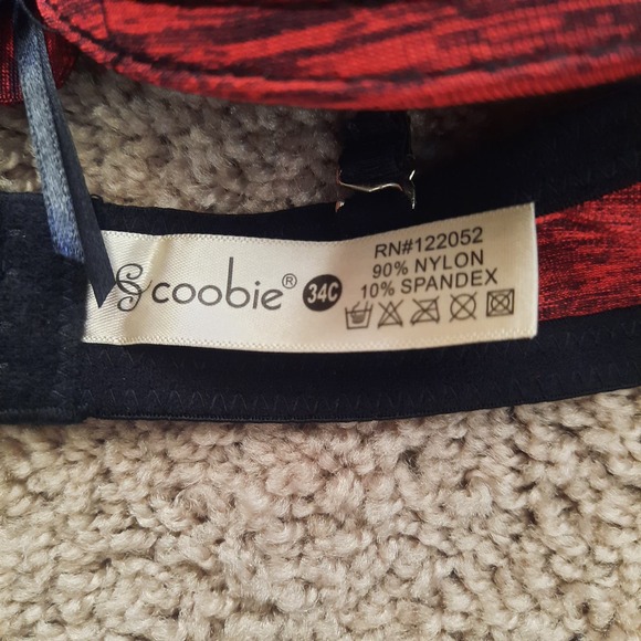 NWT Coobie 34 C Bra..  Padded Underwire, removable straps. - Picture 3 of 4